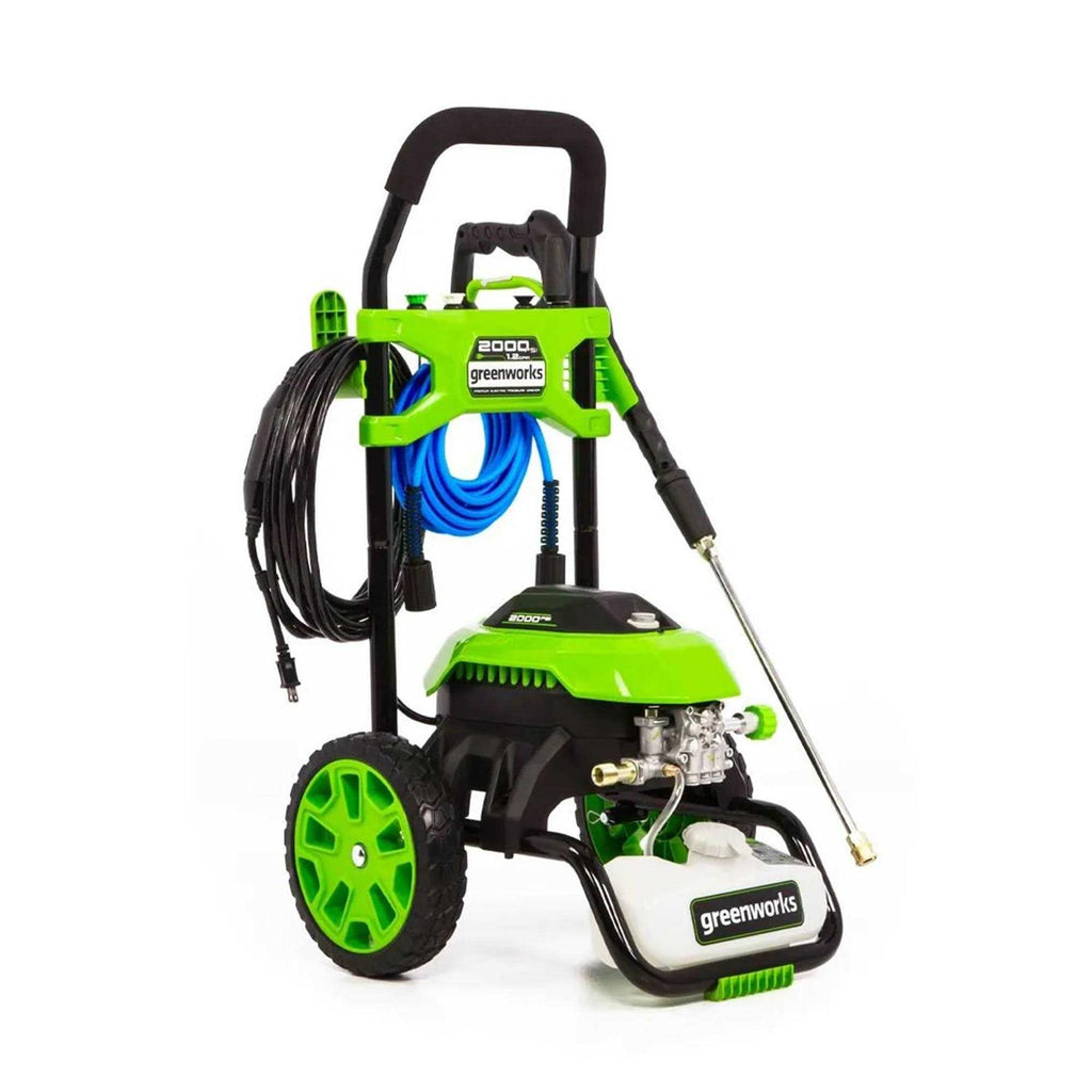 Greenworks 2000 PSI 1.2 GPM Electric Pressure Washer with 25 Foot Hose