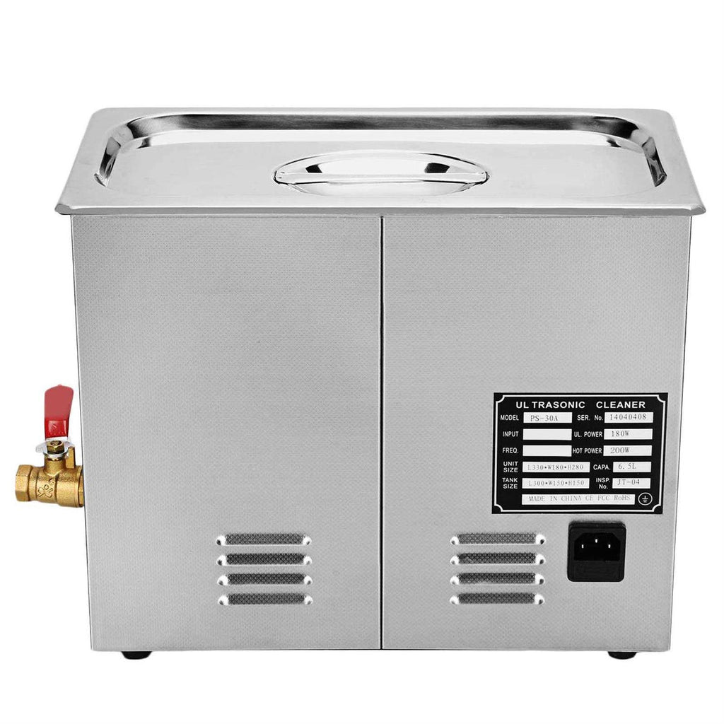 Vevor Commercial Ultrasonic Cleaner 6L Heated Ultrasonic Cleaner with Digital Timer Jewelry Watch Glasses Cleaner Large Capacity