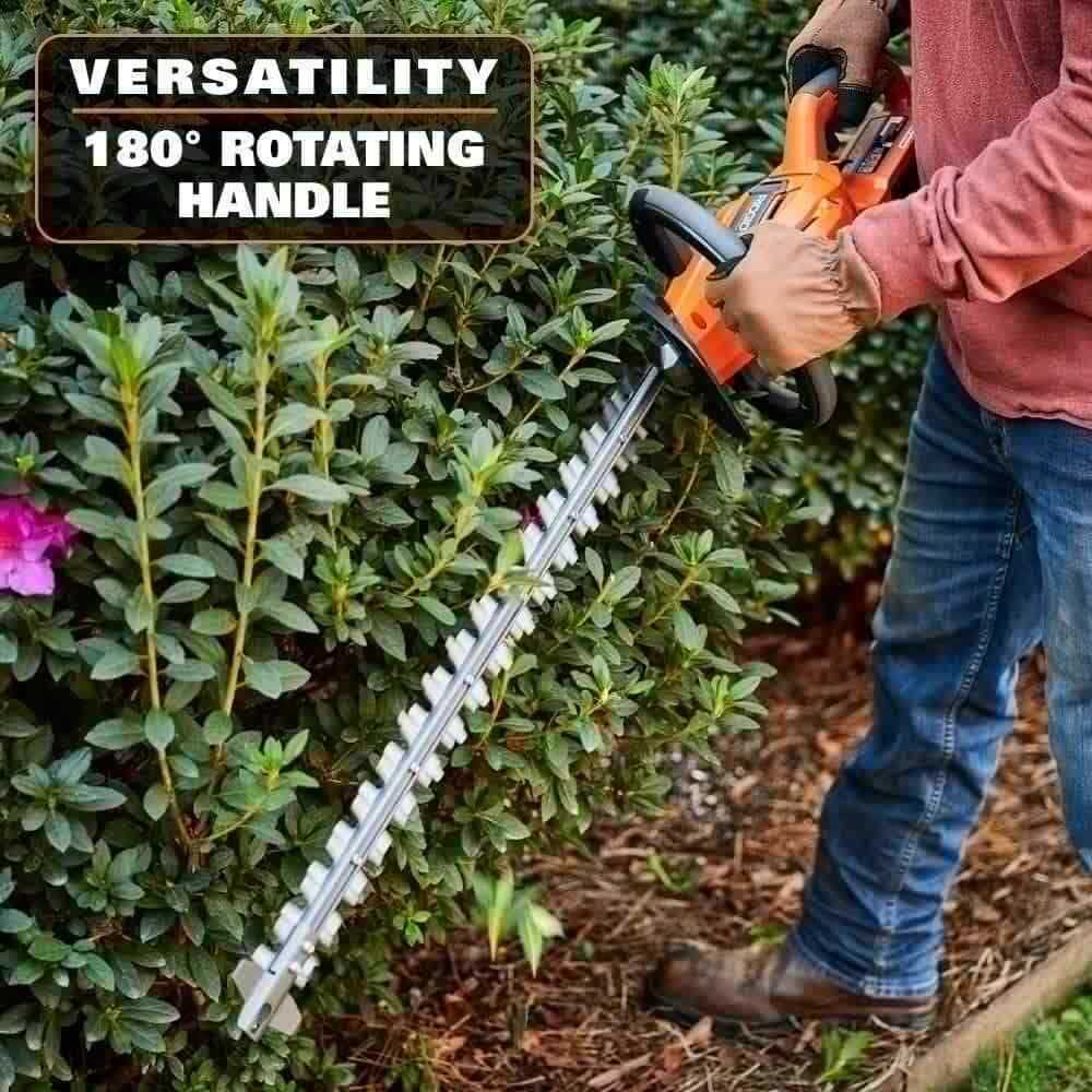 RIDGID 18V Brushless Cordless Battery 22 in. Hedge Trimmer R01401B