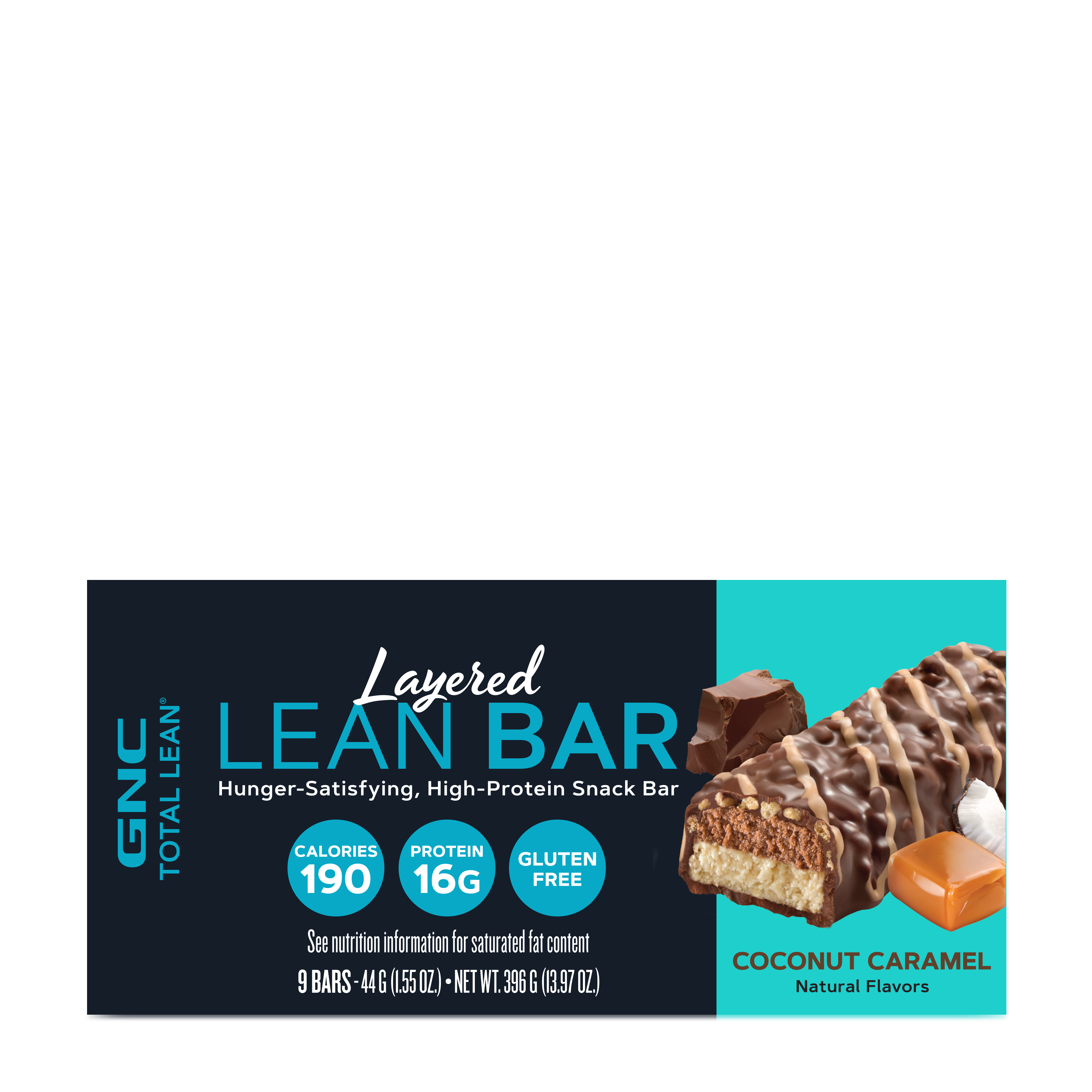 GNC Total Lean® Layered Lean Bar - Coconut Caramel (9 Bars)
