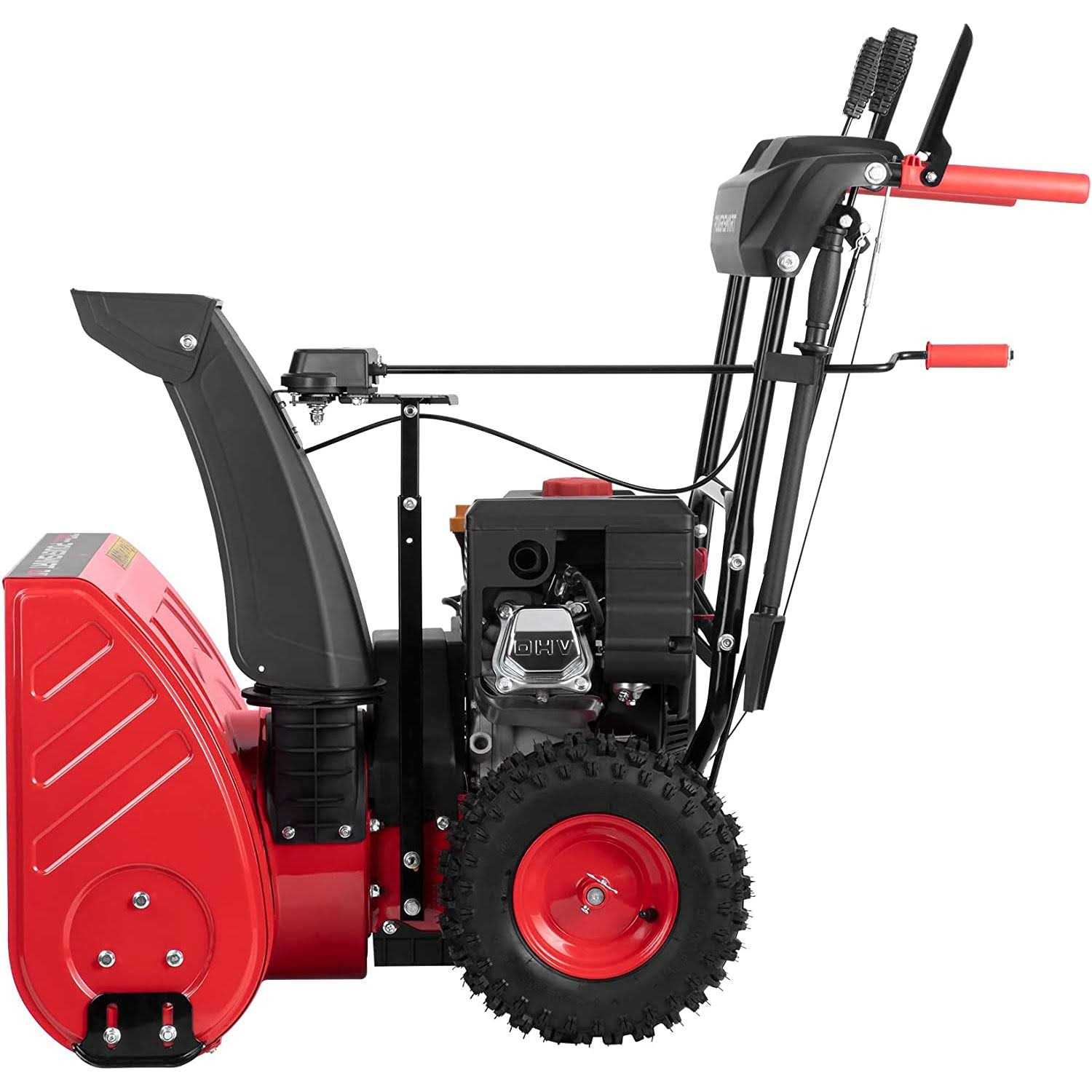Powersmart pssw24 24 in. 212cc 2-Stage Electric Start Gas Snow Blower