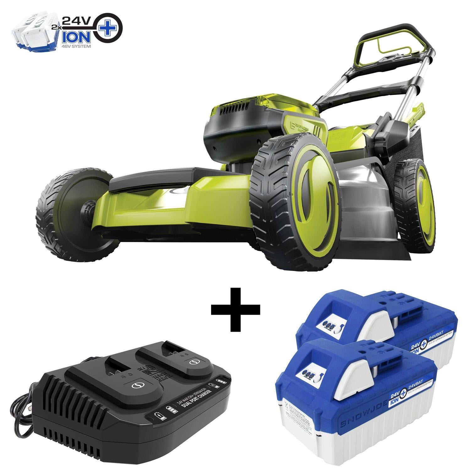 Sun Joe 24V-X2-21LMSP Self Propelled Lawn Mower
