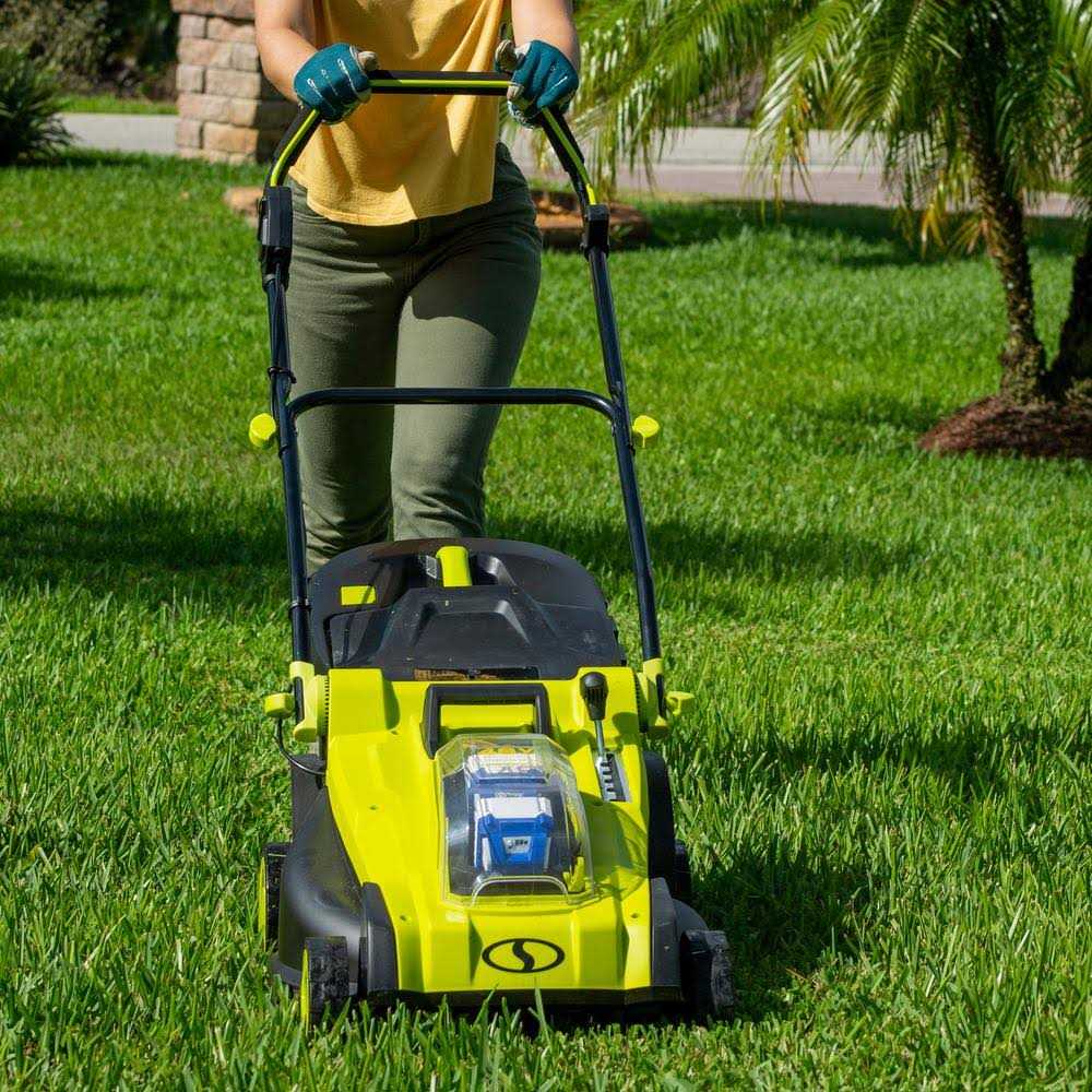 Sun Joe 48-Volt iON Cordless Lawn Mower – Black