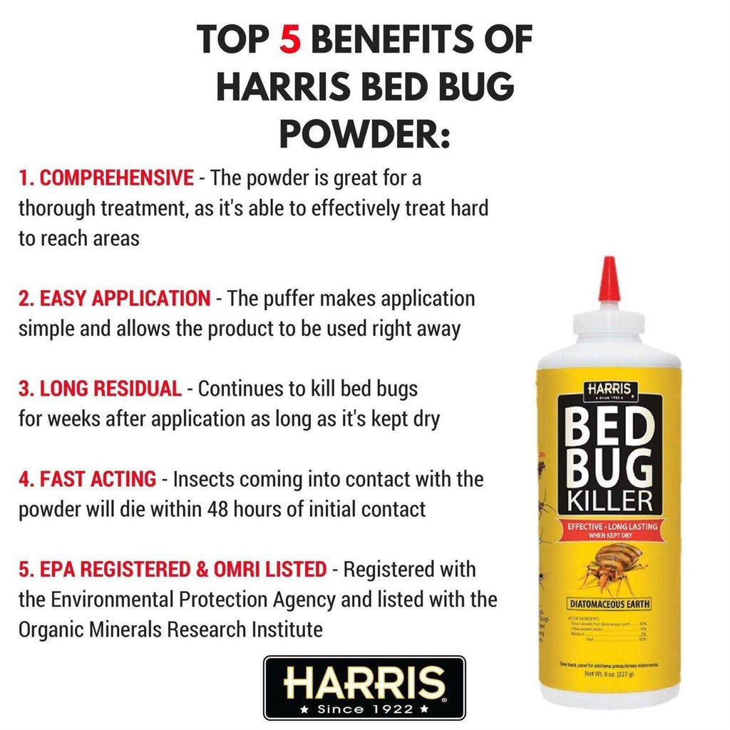 Harris Bed Bug Killer Powder-8 oz