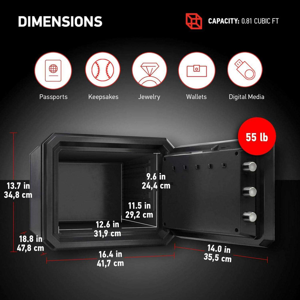 Sentry Safe Fp082c Large Fire-Resistant Safe with Combination Lock