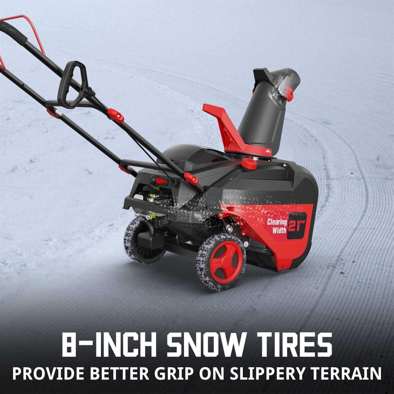 Powersmart 21 inch Single Stage Gas Snow Blower PSSW21