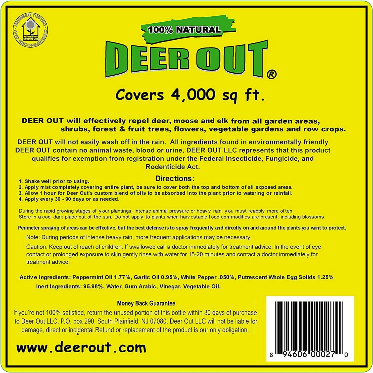 Deer Out Concentrate Deer Repellent