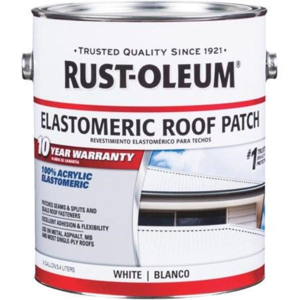 Rust-Oleum 1 Gal. White Elastomeric Roof Patch