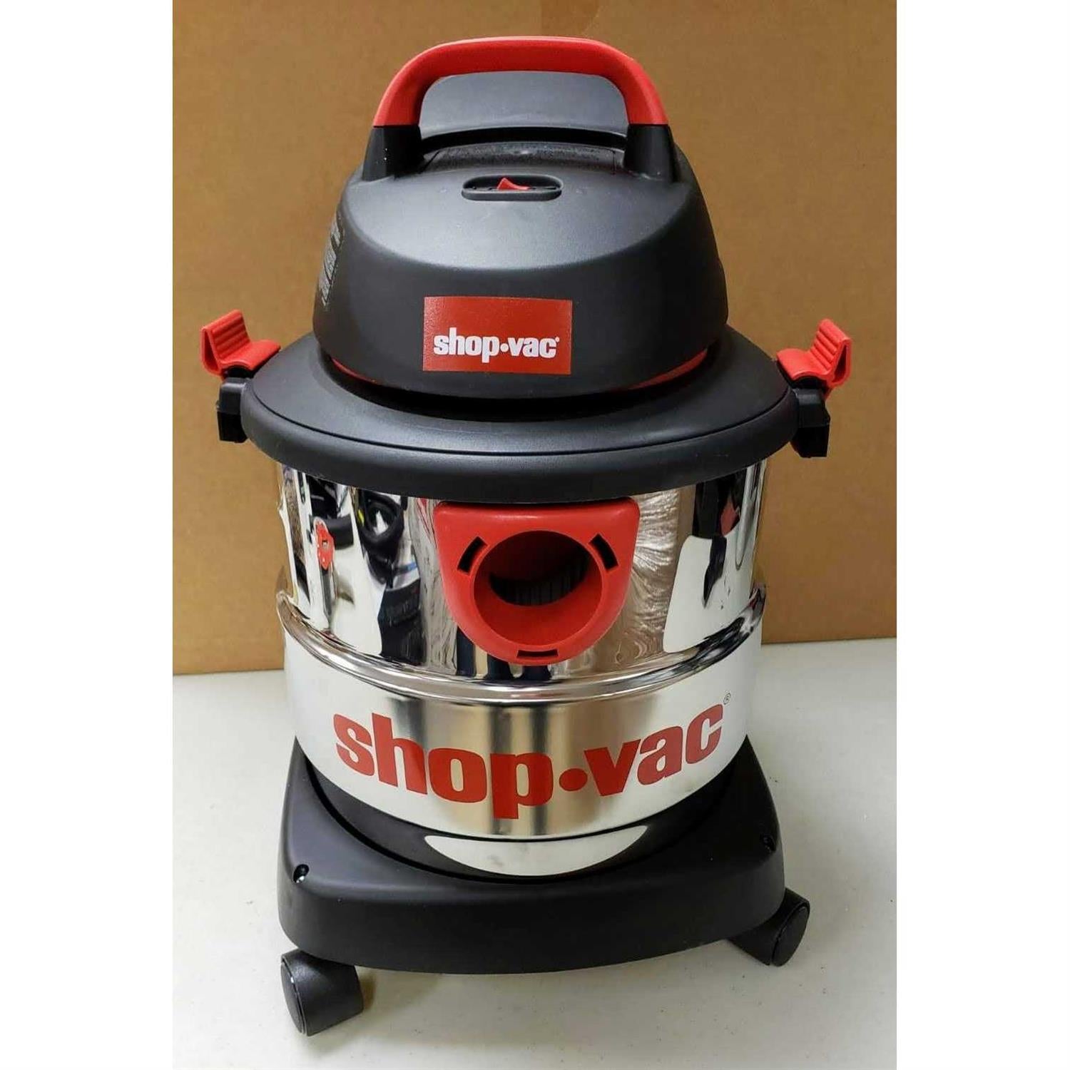 Shop Vac Wet/Dry Vacuum 5 Gallon 4.5 Peak HP Stainless Steel