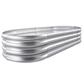 Land Guard Galvanized Raised Garden Bed Kit Galvanized Planter Boxes Outdoor Raised Garden