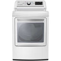 LG 7.3 cu. ft. White Ultra Large Capacity Smart Top Load Gas Dryer