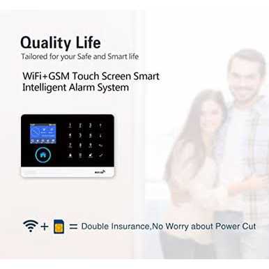 Wireless WiFi Smart Home Security DIY Alarm System DIY Home WiFi Alarm Kit w/ Motion Detector