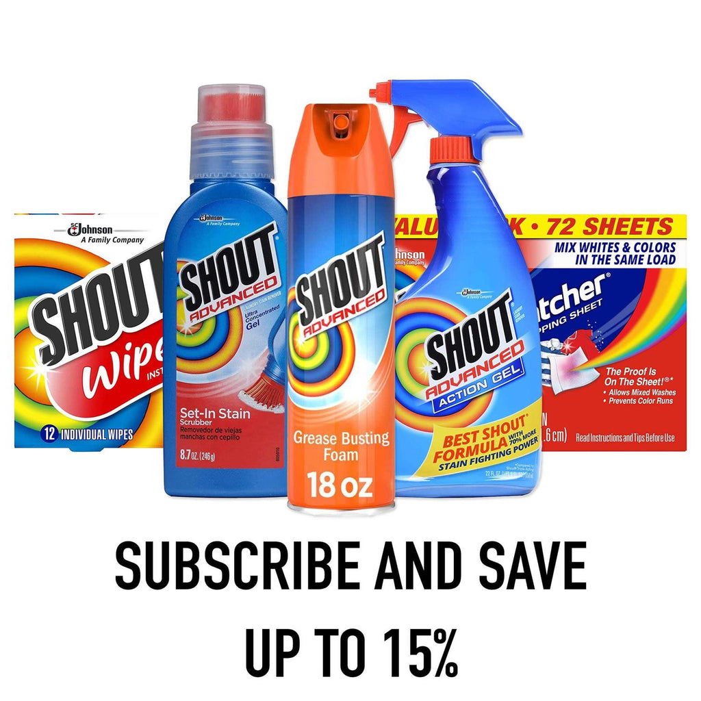 Shout Advanced Grease Busting Foam Laundry Stain Remover