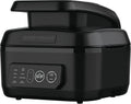 George Foreman Beyond Grill锟?7-in-1 Electric Indoor Grill with Air Fry Technology, MCAFD800D, Black, Large