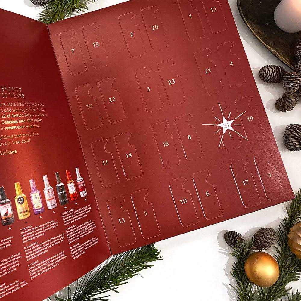 Anthon Berg Chocolate Liquor Bottles Advent Calendar