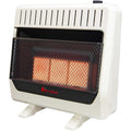 HearthSense 30,000 BTU, Ventless Dual Fuel Infrared Plaque Heater with Base and Blower