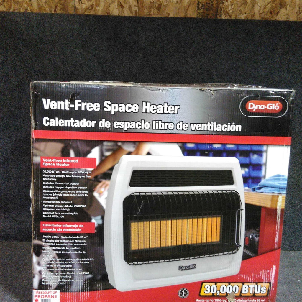 Dyna-Glo 30,000 BTU Liquid Propane Infrared Vent-Free Thermostatic Wall Heater IRSS30LPT-2P
