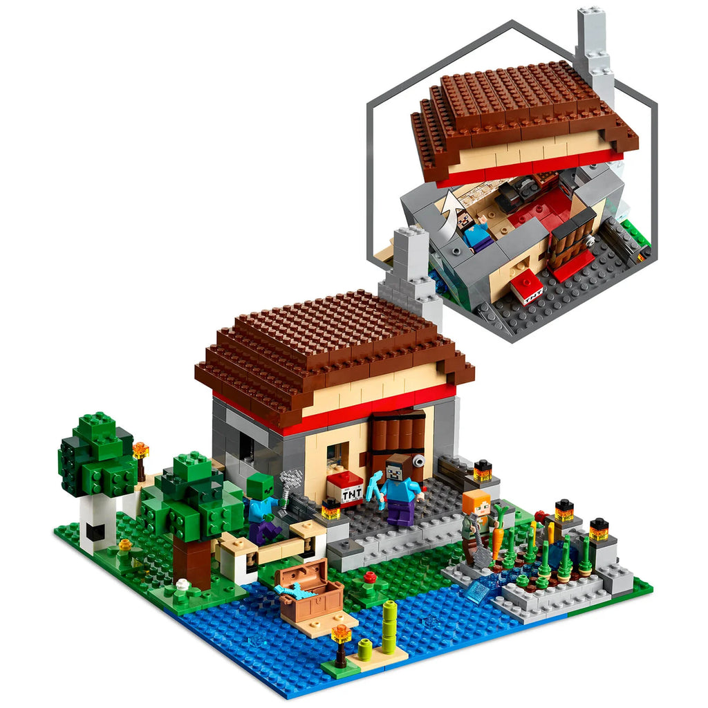 LEGO Minecraft: The Crafting Box 3.0 Fortress Farm Set (21161)