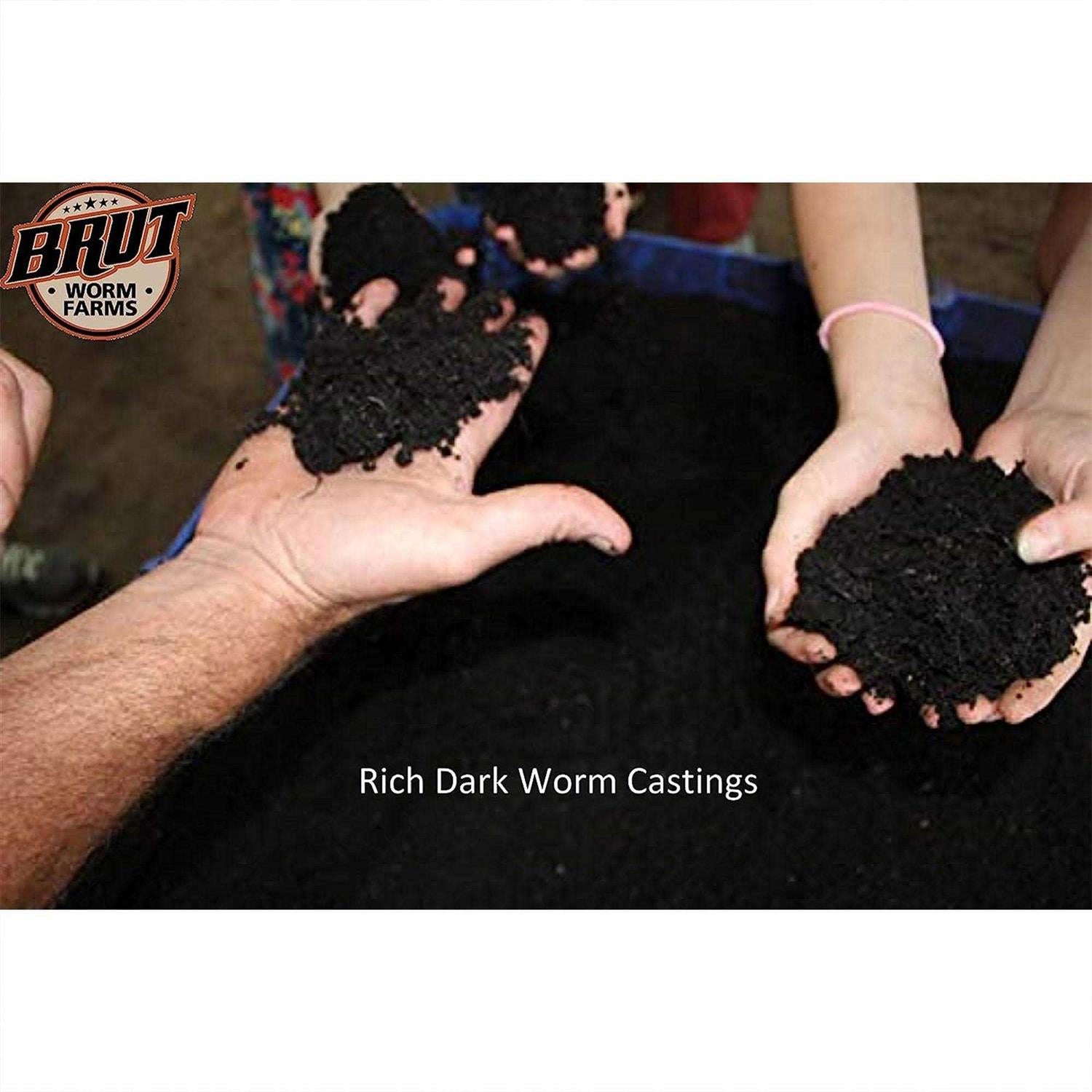 Brut Worm Farms Organic Worm Castings Soil Builder