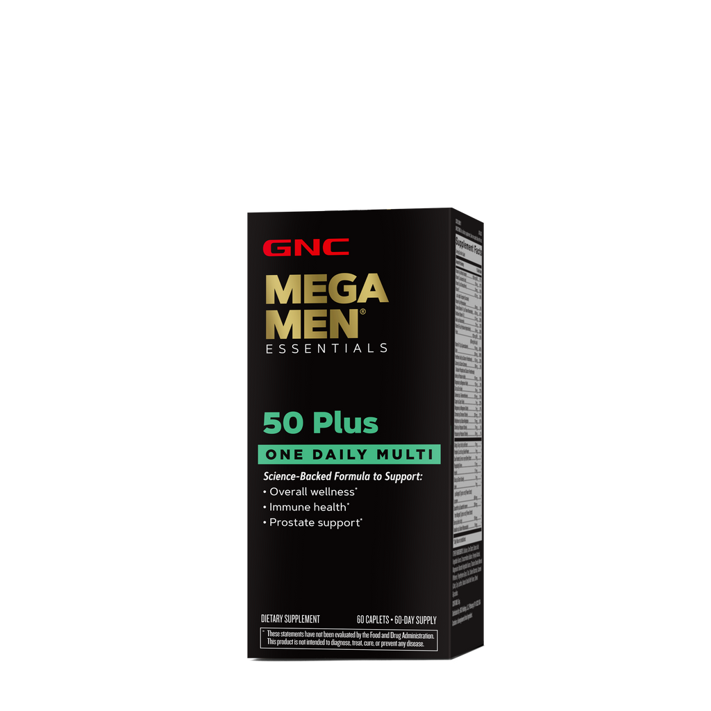 GNC Mega Men® 50 Plus One Daily - 60 Caplets (60 Servings)