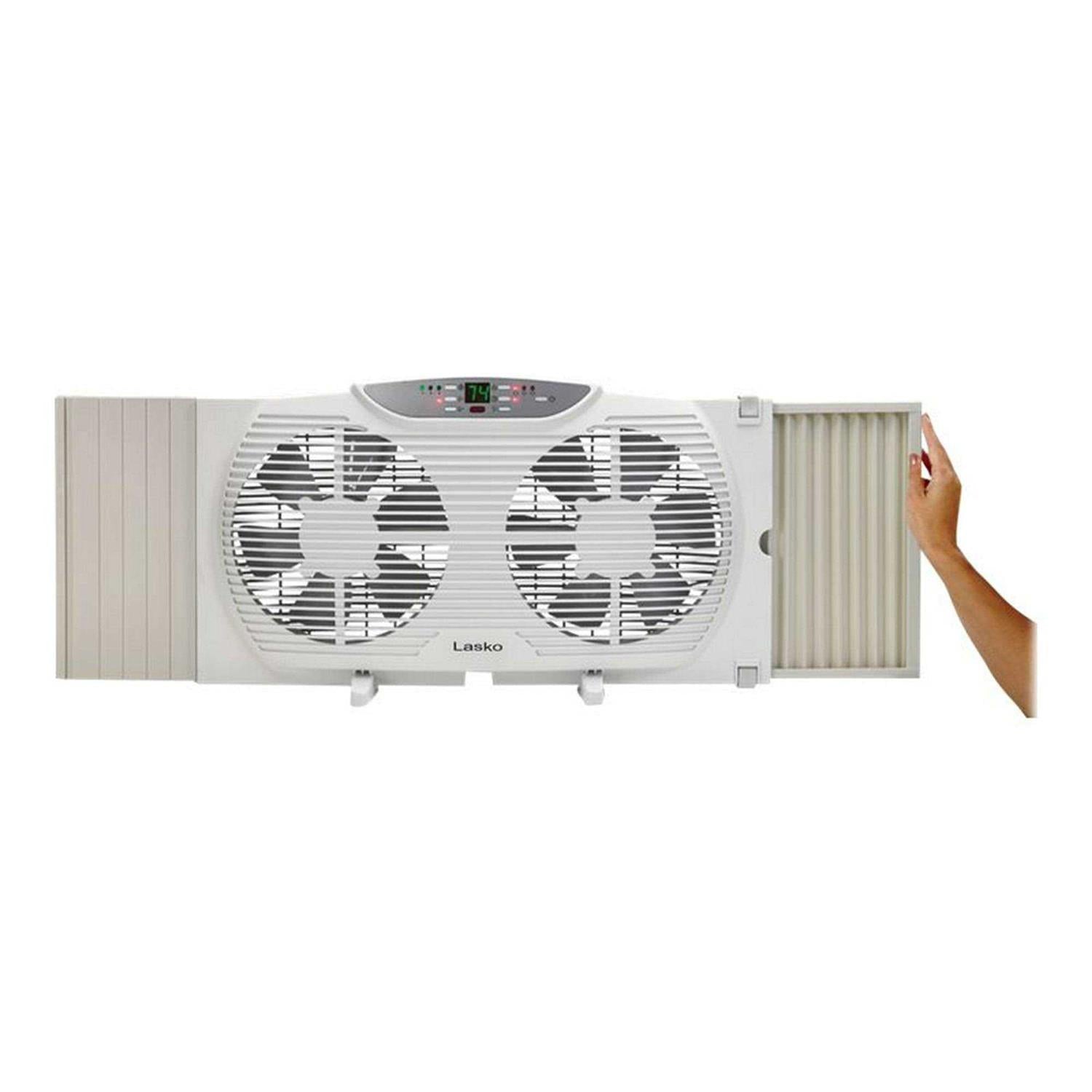 Lasko 9 Reversible Twin Window Fan