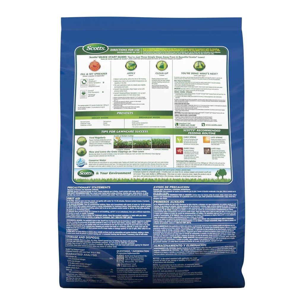 Scotts Turf Builder Halts Crabgrass Preventer with Lawn Food