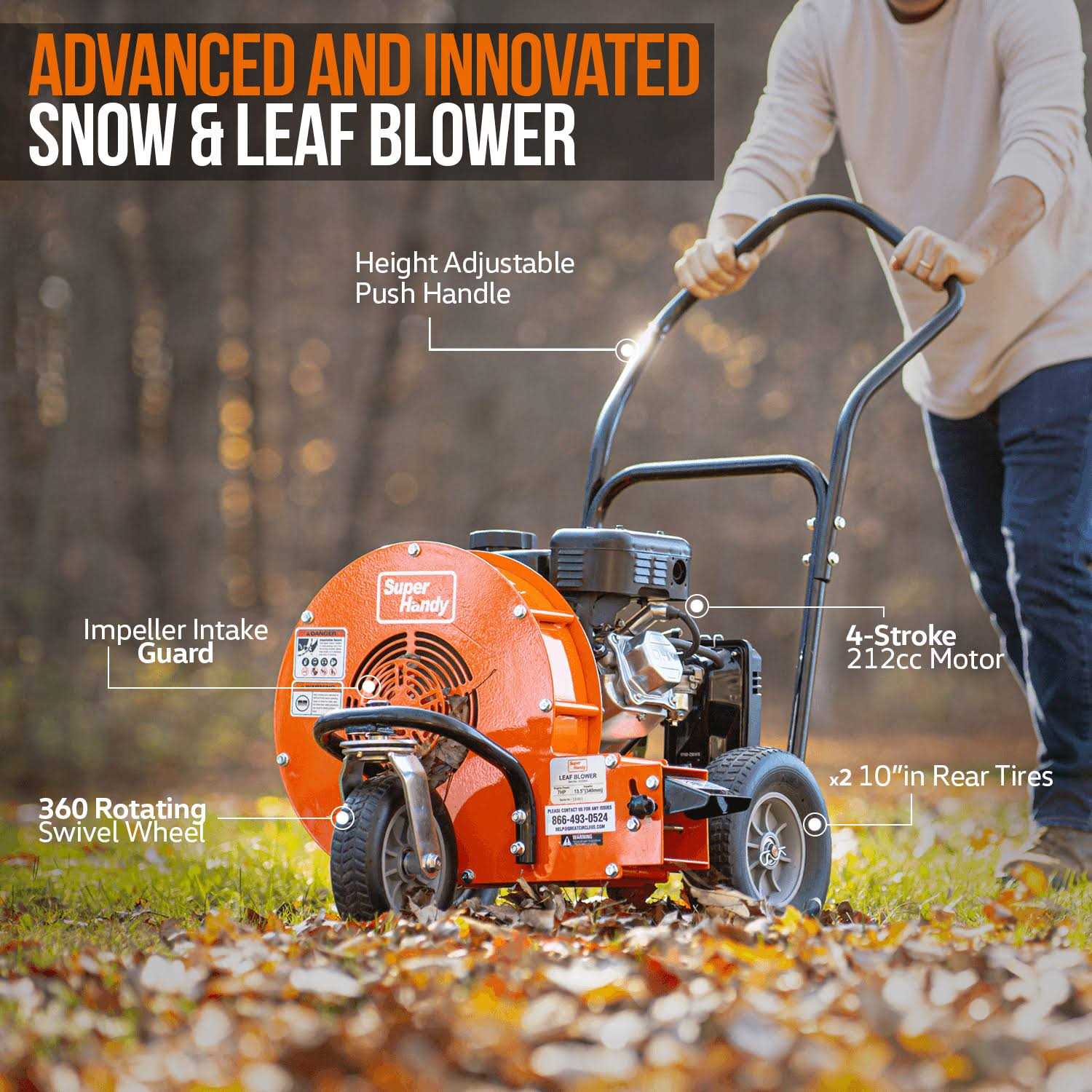 SuperHandy Walk Behind Leaf Blower GUO031