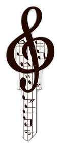 Lucky Line Music Design Decorative House Key, SC1