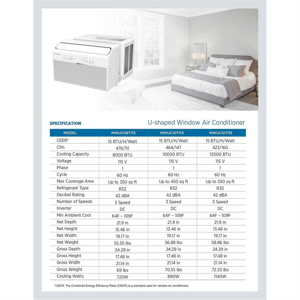 Mr. Cool U-shaped Window Air Conditioner