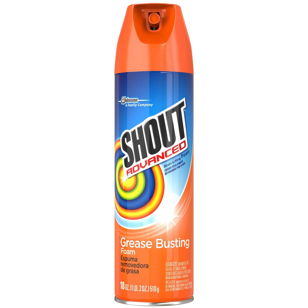 Shout Advanced Grease Busting Foam Laundry Stain Remover