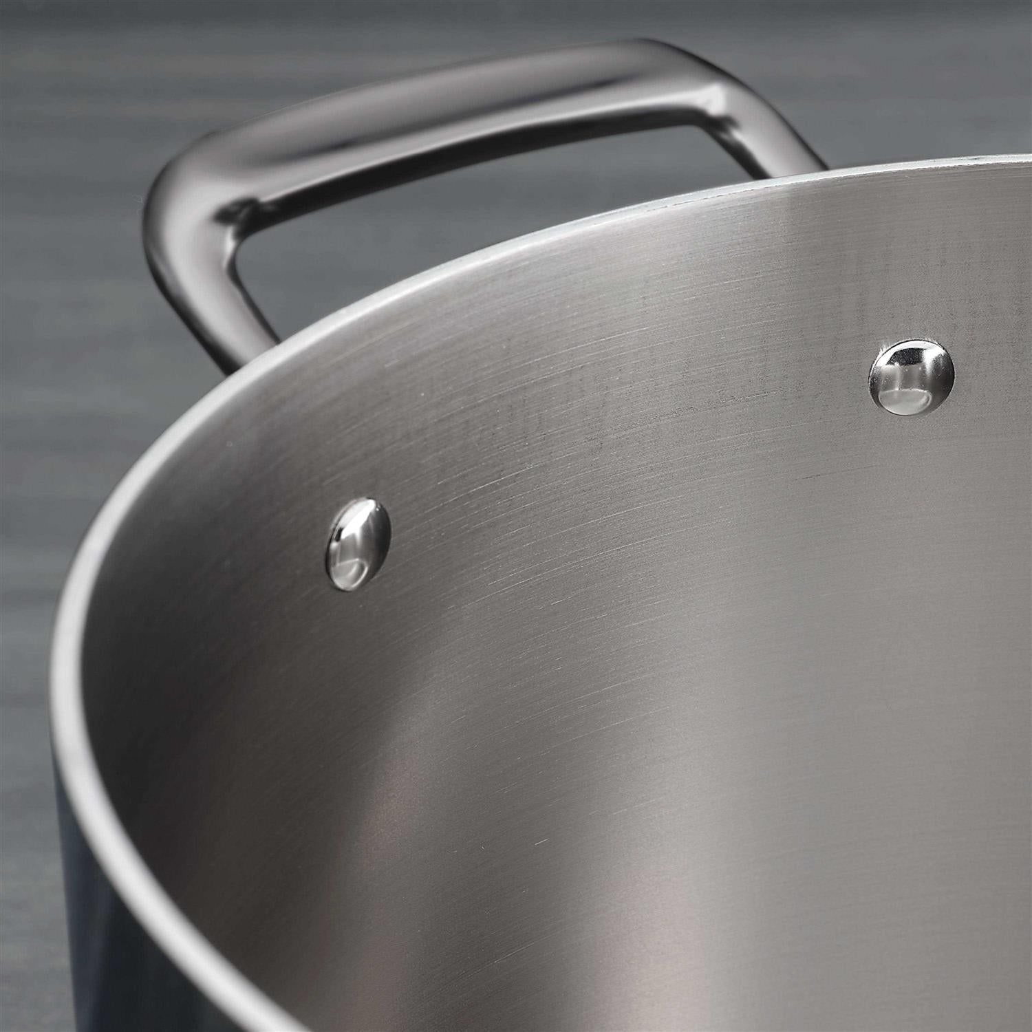 Tramontina 10-Piece Tri-Ply Clad Stainless Steel Cookware Set