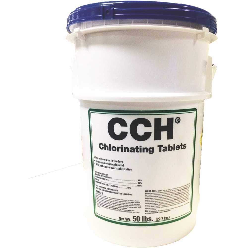 CCH Calcium Hypochlorite 2-5/8 in. Tablets 23220