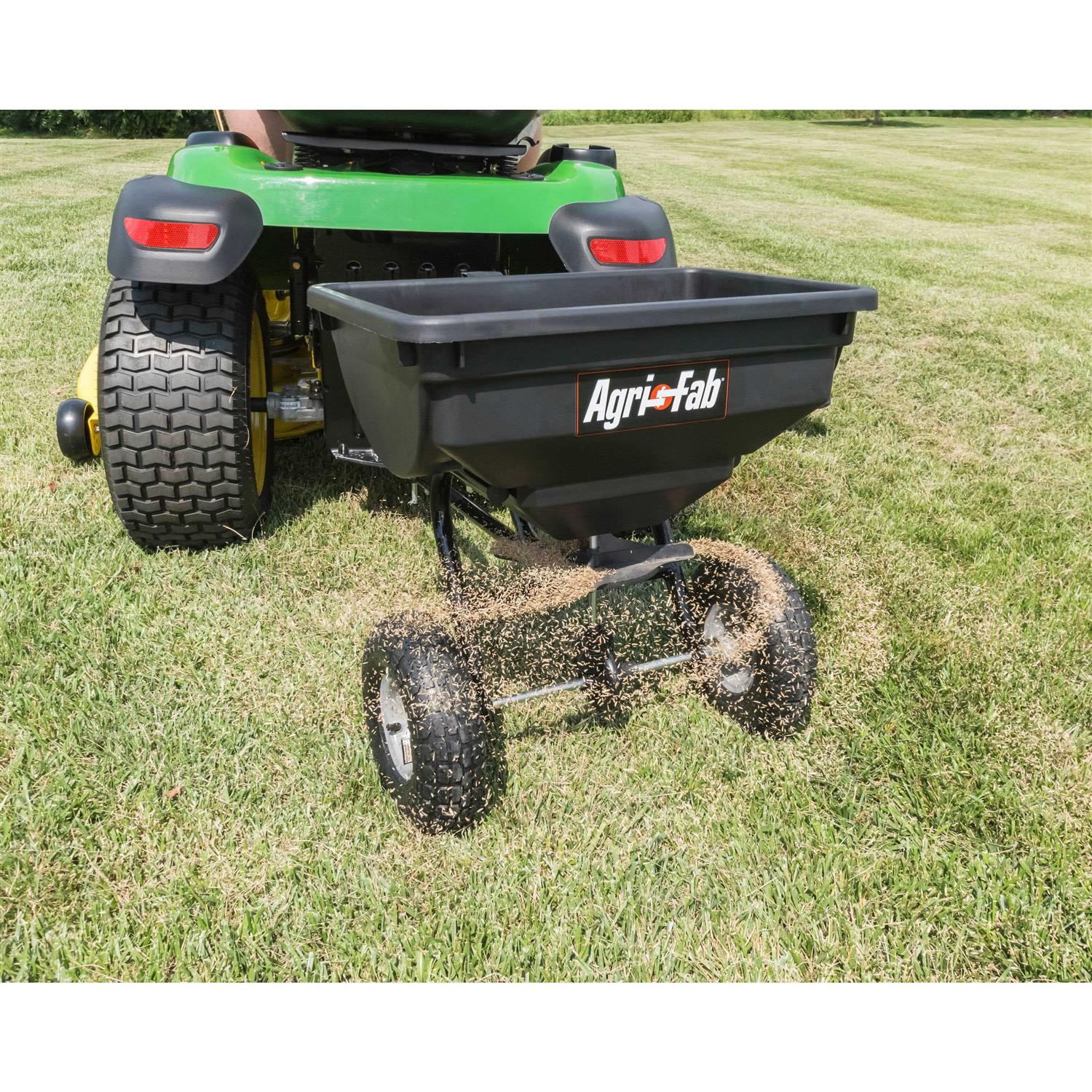 Agri-Fab 85 lb Tow Behind Broadcast Spreader 45-0530