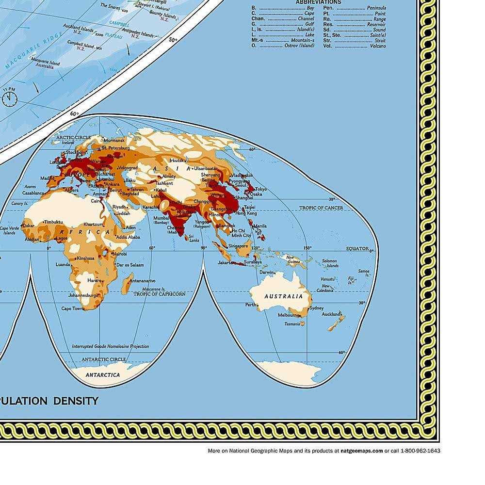 National Geographic World Wall Map