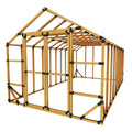 E-Z Frames 10 ft. x 20 ft. DIY Greenhouse Bracket Kit