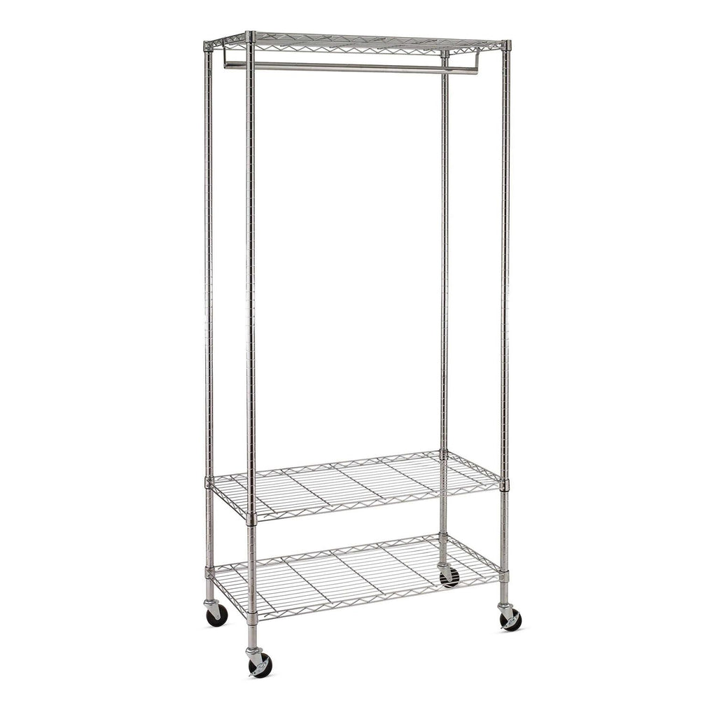 Honey Can Do 3 Shelf Deluxe Garment Rack