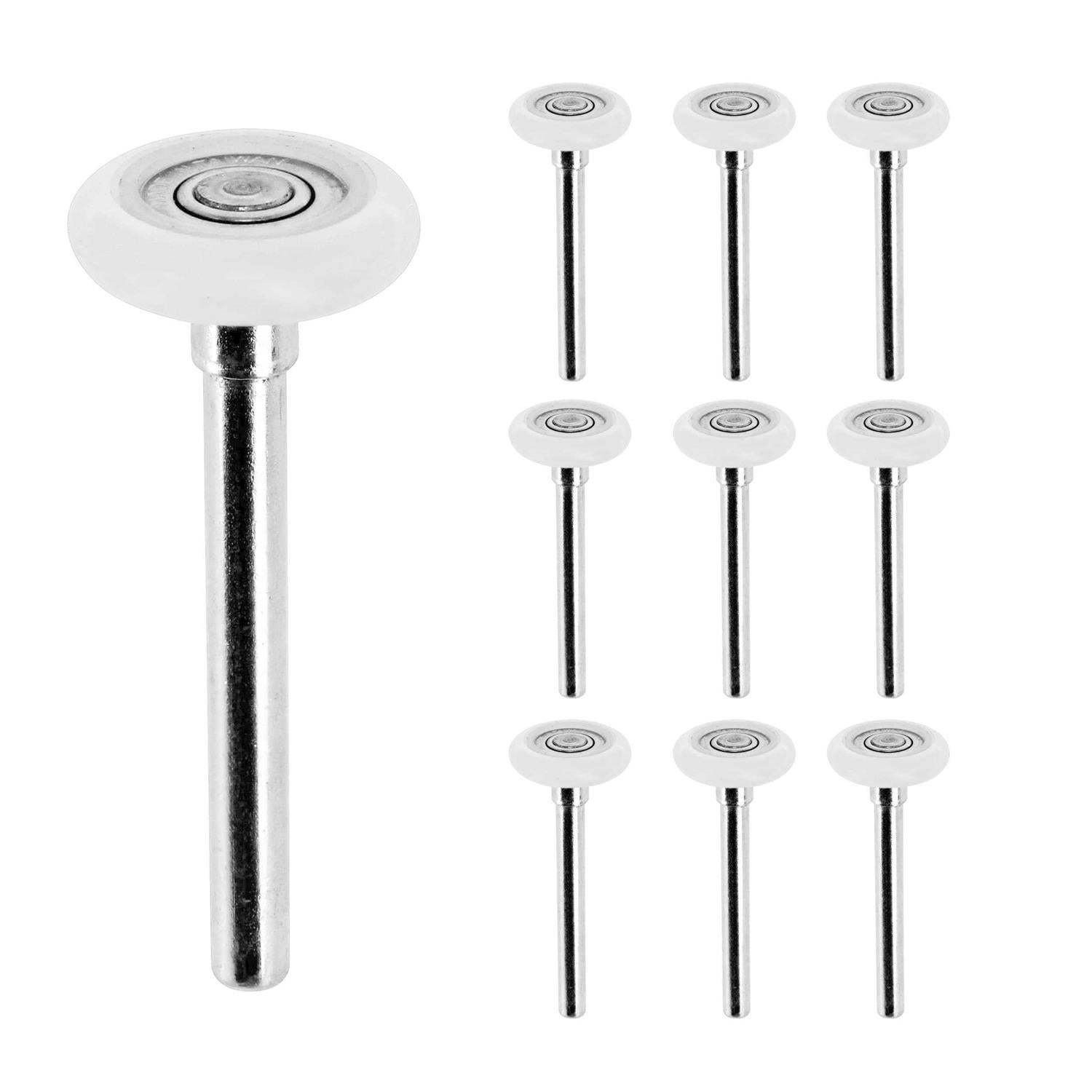ABN Quiet Garage Door Rollers Nylon Door Wheels Replacement Garage Roller