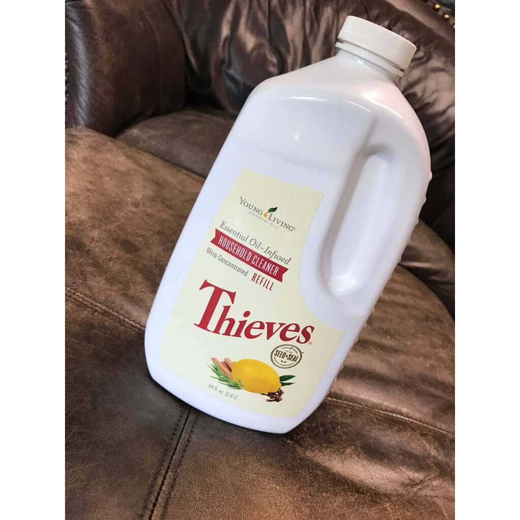 Thieves Household Cleaner Refill 64oz By Young Living Essential Oils,64 Fl.oz