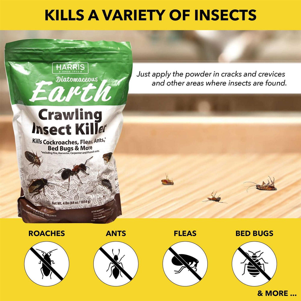 Harris Diatomaceous Earth Crawling Insect Killer
