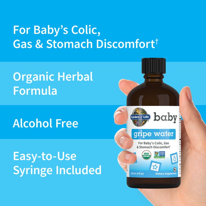Garden of Life Baby Gripe Water 4 fl oz (120ml) Liquid