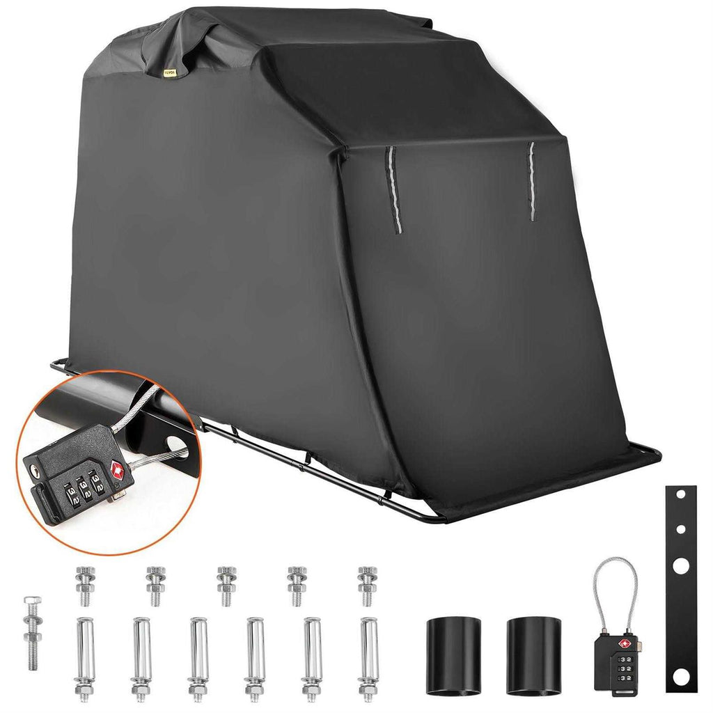 VEVOR Motorcycle Shelter Waterproof Motorcycle Cover Heavy Duty Motorcycle Shelter Shed