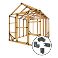 10 ft. W x 20 ft. D Custom DIY Greenhouse Kit by E-Z Frames