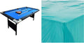 Hathaway Fairmont 6 Ft Portable Pool Table, Adults Folding Billiards Tables for Game Room with Easy Foldable Storage, Includes Full Set of Billiard Balls, Cues, Chalk & Brush