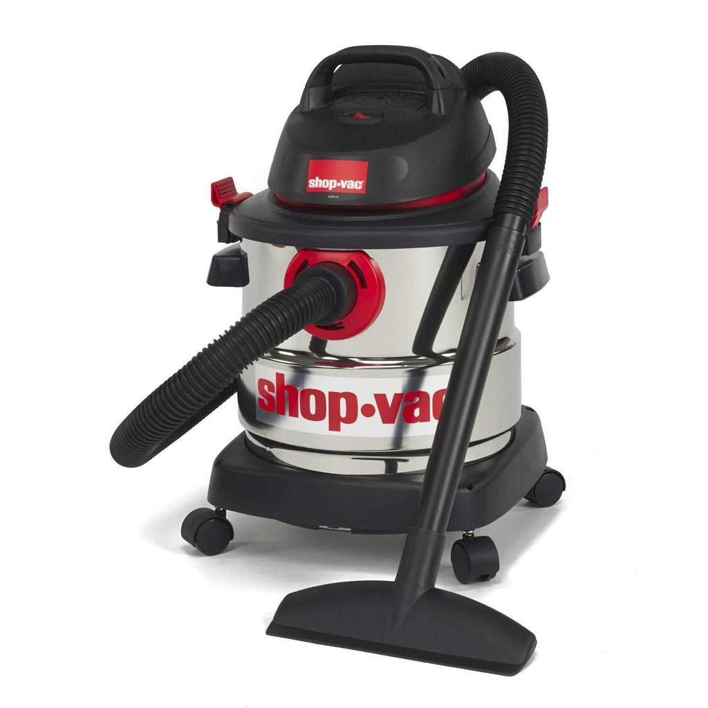 Shop Vac Wet/Dry Vacuum 5 Gallon 4.5 Peak HP Stainless Steel