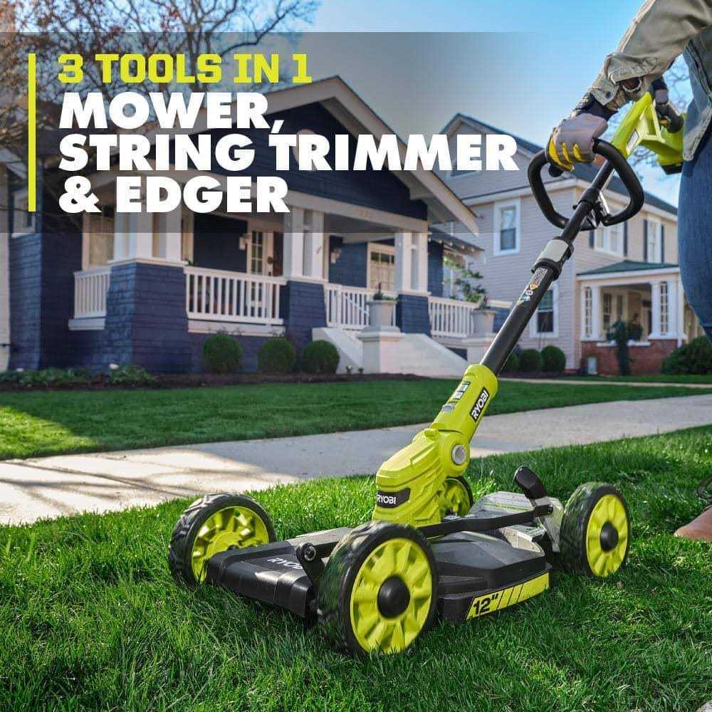 RYOBI ONE+ 18V 12 in. Cordless Battery Mower and