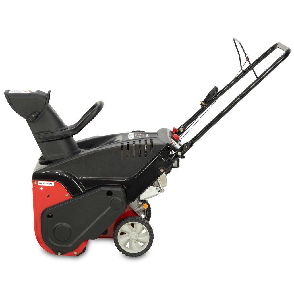 Yard Machines 21 Single-Stage Gas Powered Snow Blower with 123cc Powermore Engine