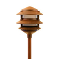 Best Pro Lighting Low Voltage Landscape Light Cast Aluminum 3 Tier Pagoda in Black