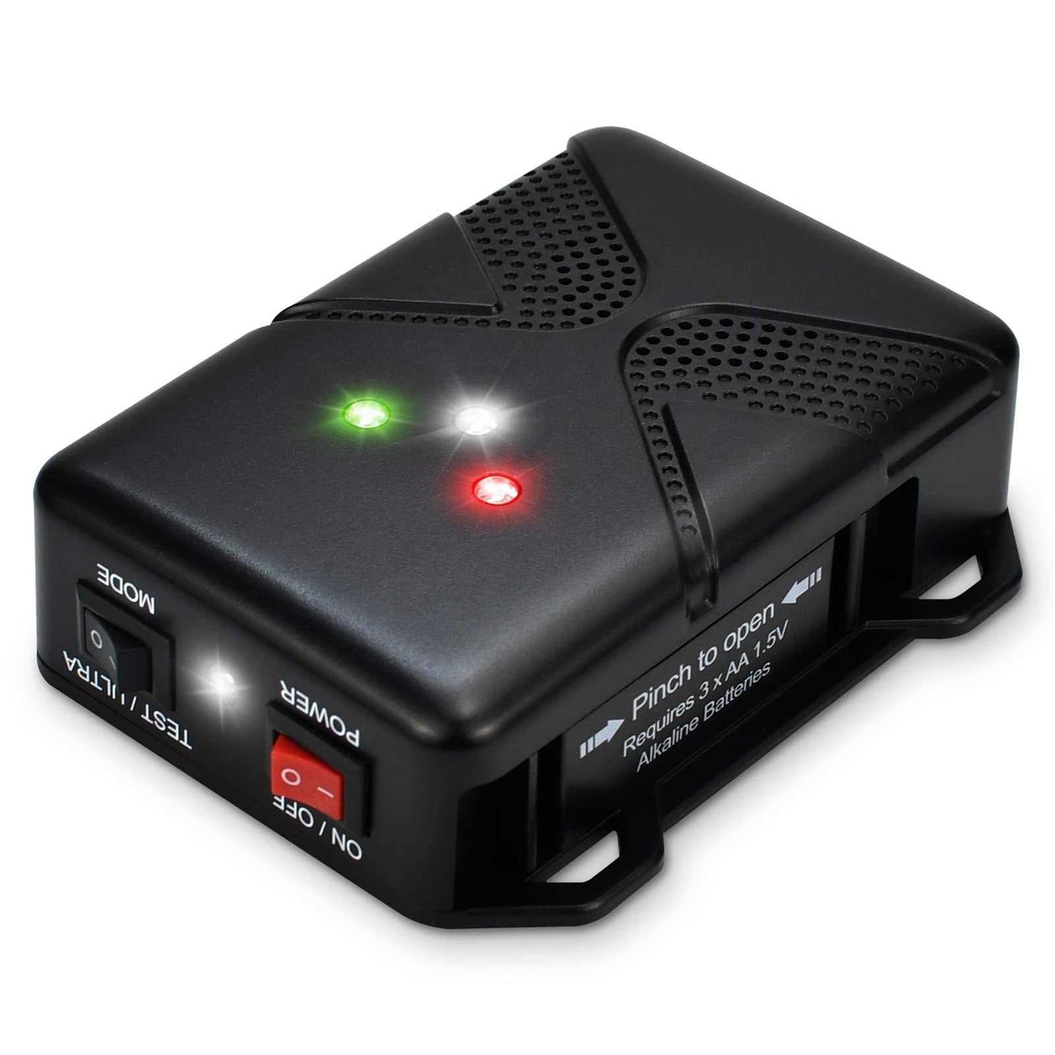 Loraffe Rodent Repellent Ultrasonic Under Hood Animal Repeller Battery Powered Rodent Strobe Light Keep Rat Mice Away from Car Engine Truck Garage