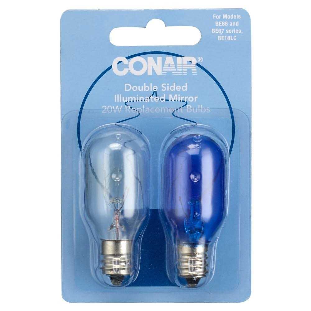 Conair Incandescent Mirror Replacement Bulbs RP3435B