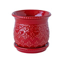 The Pioneer Woman Embossed Timeless Geo Planter Stoneware